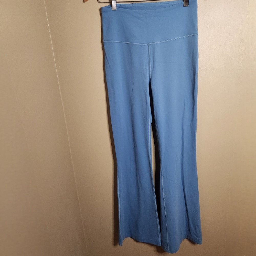 Lululemon Groove Super-High-Rise Flared Pant Nulu Utility Blue Size 8 W5FG2S